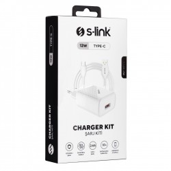 S-LINK SL-EC40T 2.4A TYPE-C KABLOLU EV SARJI 