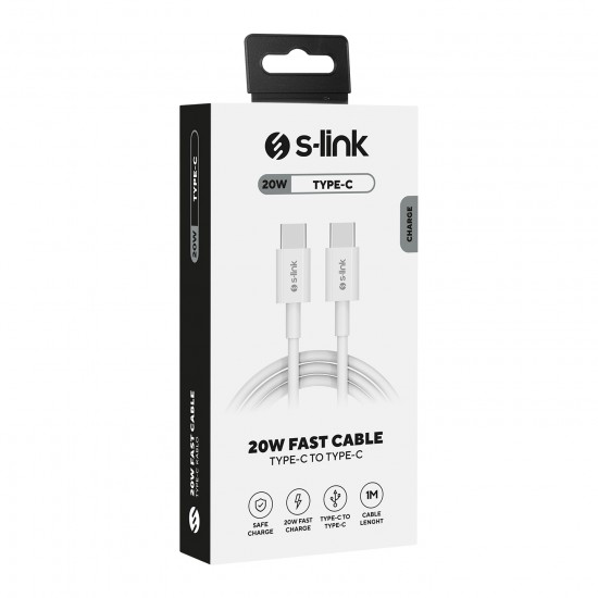 S-LINK SL-C122 TYPE-C TO TYPE-C QUICK CHARGE KABL