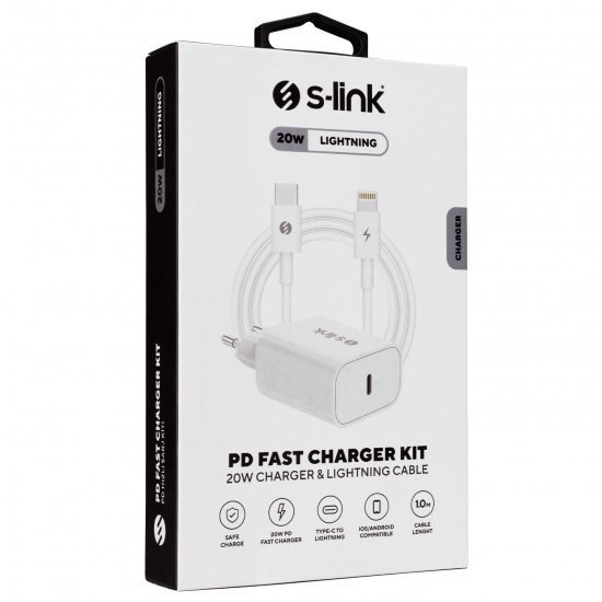 SLINK SL-EC62PD 20W PD3.0 QC 4.0 LIGTHNING EV SARJ