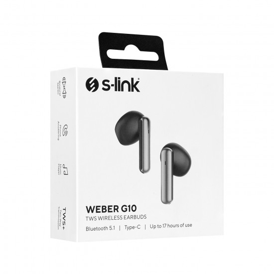 S-LINK WEBER G10 SIYAH DOKUNMATIK BLUETOOTH KULAK