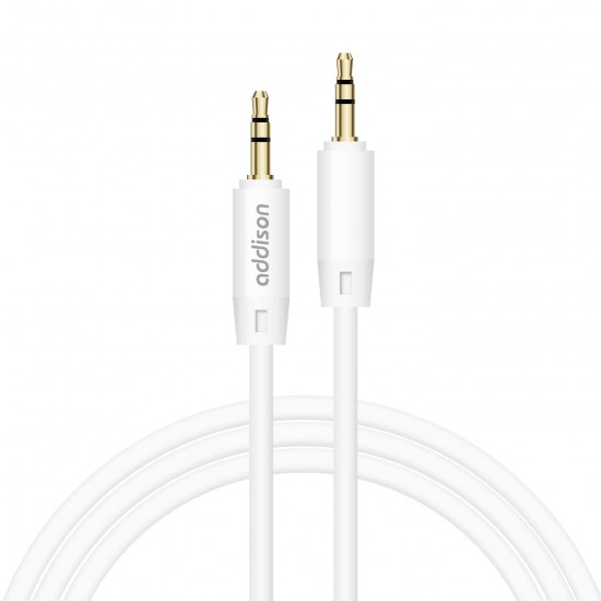 ADDISON ADS-AUX 1M BEYAZ 3.5MM STEREO SES KABLOSU
