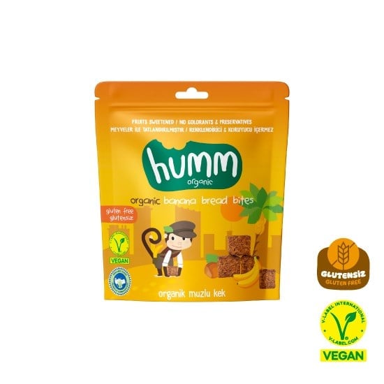 HUMM ORGANIK GLUTENSIZ VEGAN MUZLU KEK