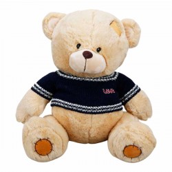 SUNMAN PELUS AYI OTURAN KAZAKLI 42CM 