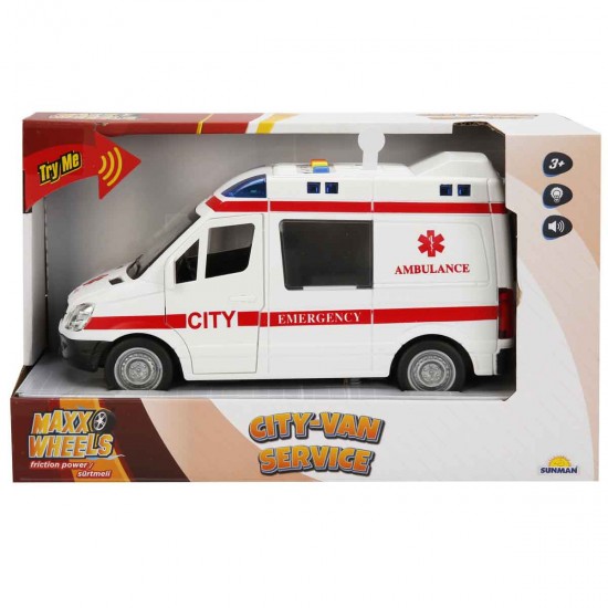 SUNMAN 1:16 ARABA POLIS/AMBULANS SES/ISIK 