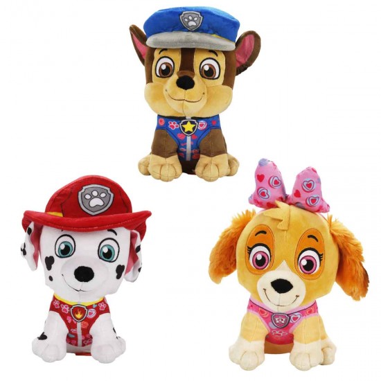 SUNMAN PELUS PAW PATROL LIL BODZ VALENTINES 28CM