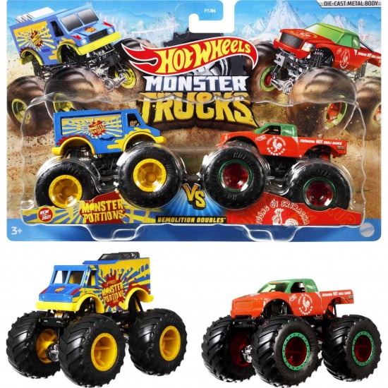 MATE-FYJ64 HOT WHEELS MONSTER TRUCKS GUCLU 