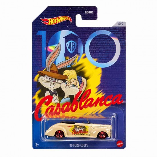MATE-HMV73 HOT WHEELS WARNER BROS 100.YIL TEMALI 