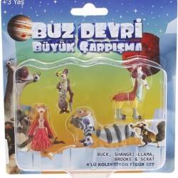 NECO ICE AGE FILM 4LU PVC FIGUR SET 2 ASST 