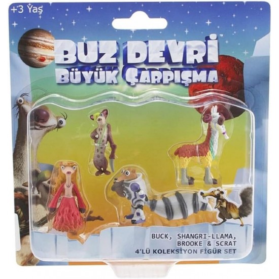 NECO ICE AGE FILM 4LU PVC FIGUR SET 2 ASST 