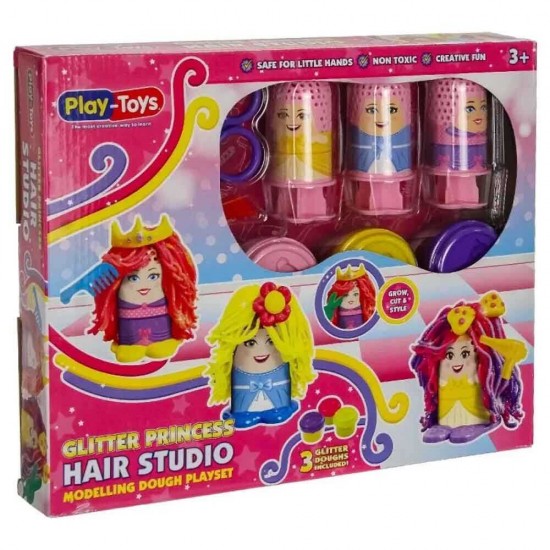 ASYA PLAYTOYS HAIR STUDIO GLITTER PRINCES